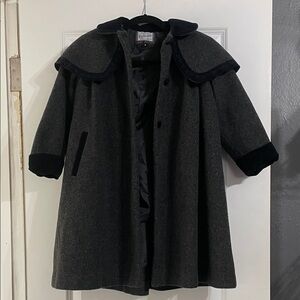 Rothschild Vintage Girls Wool Long Coat Size 6